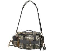 ChuyTrading Sac de pêche Multifonctionnel en Polyester, Sac à Outils de pêche avec séparateur Amovible, boîte à Outils de Mise en Forme Composite pour la pêche en Plein air, Comprend Une (Camouflage)