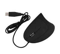 ChuyTrading Souris Verticale Filaire à Main Gauche, Souris Optique Ergonomique avec 1600 DPI, Prise USB et Plug and Play pour Le Bureau et Les Jeux, Conception avec Soutien Confortable du