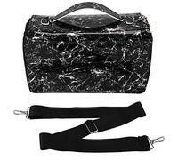 ChuyTrading Trousse à Crayons Portable, Organisateur de Papeterie Multi-Couches à Grande capacité avec 300 Compartiments et Porte-Stylo intégré, Sac à Crayons en Tissu Oxford Portable pour (Noire)