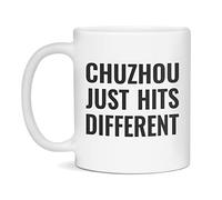 Chuzhou, C'Est Tout Simplement Différent. Mug Drôle Tasse Céramique Tasses À Thé Pour Chocolat Chaud Cappuccino Cacao Cuisine 330Ml