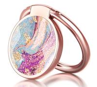 Chvelop Support de téléphone Portable, Anneau de Support Universel pour téléphone Portable, Support de Smartphone en Forme, Ring Holder Anneau Support pour iPhone,Samsung Galaxy,Meteor Shower Violet