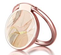 Chvelop Support de téléphone Portable, Anneau de Support Universel pour téléphone Portable, Support de Smartphone en Forme, Ring Holder Anneau Support pour iPhone, Samsung Galaxy,Elegant Blanc