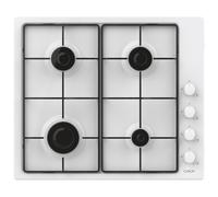 Candy CHW6LWW Blanc Intégré (placement) 60 cm Gaz 4 zone(s)