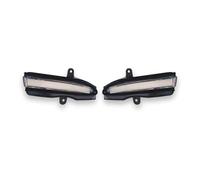 Chwqfuhf Clignotants automobiles Pour Mazda CX-3 CX3 2016-2019 Pour CX-4 CX-5 CX5 2016 2016.5 Facelift 2 Pièces LED Clignotants Dynamiques Rétroviseur Latéral Clignotant Indicateur(Clear Shell)
