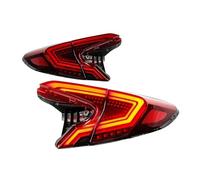 Chwqfuhf Feu Arrière Assemblée Pour Toyota C-HR 2018-2020 DRL Frein Dynamique Virage Unique Pour Assemblage Feu Arrière Pour LED Feux Arrière(2018-22 Red)