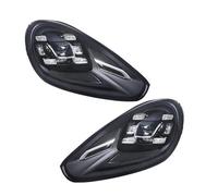 Chwqfuhf Phare Avant Ensemble Pour Cayenne 2015-2017 Phare LED DRL Clignotants Feux Route Mise À Niveau Vers Les Styles GTS