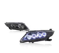 Chwqfuhf Phare Avant Ensemble Pour CITY 2015-2019 Mise Niveau Modifié En Ensemble Phares LED Voiture À Clignotant Dynamique