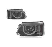 Chwqfuhf Projecteur Principal Kit De Phares De Voiture Pour Land Pour Rover Pour Range Rover Sport 2005-2013 Avec Lentilles Projecteur LED Bleues Style Defender(10-13 No Replace bumper White)