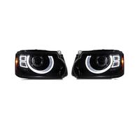 Chwqfuhf Projecteur Principal Kit De Phares De Voiture Pour Land Pour Rover Pour Range Rover Sport 2005-2013 Avec Lentilles Projecteur LED Bleues Style Defender(10-13 No Replace bumper yewllow)