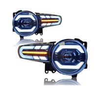 Chwqfuhf Projecteur Principal Phares Avant À LED Effet Eau Scintillante Compatibles Pour Toyota FJ Cruiser 2007-2020 Avec Feux Jour Intégrés Installation Facile(RHD HID)