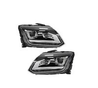 Chwqfuhf Projecteur Principal Phares Avant De Voiture Haut Gamme Pour VW Amarok 2011-2016 Lentilles Projecteur LED Installation Facile (Plug And Play).