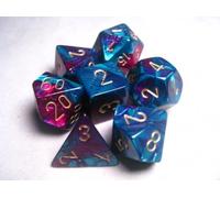 Chessex Chx26449 Dice Gemini Purple-Teal/Gold One Size Purple/Teal/Gold