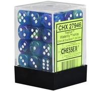 Chessex Set de dés D6 Festive Waterlily 12 mm CHX27946 Multicolore