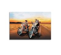 CHxdxge Easy Rider 1969 Poster décoratif sur toile pour salon, chambre à coucher, art mural, impression photo, moderne, décoration de salle familiale, 40 x 60 cm