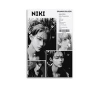 CHxdxge Enhypen Orange Blood Niki Art Poster Impression sur toile, Art mural pour le salon, Impressions, Décoration d'intérieur moderne 20 x 30 cm