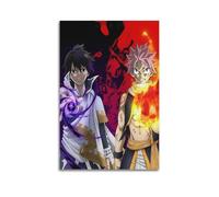 CHxdxge Fairy Tail Natsu And Zeref Poster manga Peinture décorative sur toile Art mural pour salon, chambre à coucher, art mural, impression d'image moderne, décoration de salle familiale, 20 x 30 cm