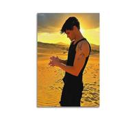 CHxdxge Gabriel Guevara On The Beach Poster Impression sur toile, Art mural pour le salon, Impressions, Décoration d'intérieur moderne 40 x 60 cm