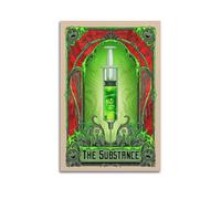 CHxdxge Sci-Fi Movie The Substance Art Poster Impression sur toile, Art mural pour le salon, Impressions, Décoration d'intérieur moderne 08 x 12 pouces (20 x 30 cm)