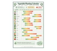 CHYIFSHIY Calendrier de plantation de légumes, art mural, tableau de | Guide saisonnier de semences, de transplantation et de récolte pour les jardiniers amateurs (40,6 x 61 cm)