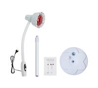 Chynalys Lampe infrarouge 275 W - Lampe chauffante infrarouge au sol - Avec support - Température réglable - Radiateur infrarouge - Thérapie par la lumière infrarouge pour une tension musculaire