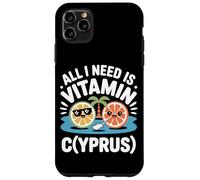 Chypre All I Need is Vitamin Cyprus Drapeau de l'île Chypre Coque pour iPhone 11 Pro Max