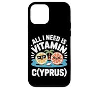 Chypre All I Need is Vitamin Cyprus Drapeau de l'île Chypre Coque pour iPhone 12 Mini