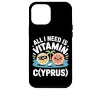 Chypre All I Need is Vitamin Cyprus Drapeau de l'île Chypre Coque pour iPhone 12 Pro Max