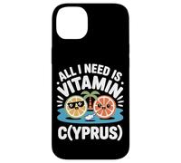 Chypre All I Need is Vitamin Cyprus Drapeau de l'île Chypre Coque pour iPhone 14 Plus