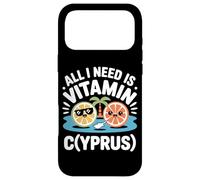 Chypre All I Need is Vitamin Cyprus Drapeau de l'île Chypre Coque pour iPhone 17 Pro Max