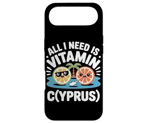 Chypre All I Need is Vitamin Cyprus Drapeau de l'île Chypre Coque pour iPhone Air