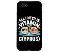 Chypre All I Need is Vitamin Cyprus Drapeau de l'île Chypre Coque pour iPhone SE (2020) / 7/8