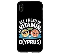 Chypre All I Need is Vitamin Cyprus Drapeau de l'île Chypre Coque pour iPhone XS Max