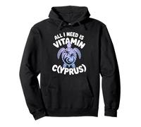 Chypre All I Need is Vitamin Cyprus Drapeau de l'île Chypre Sweat à Capuche