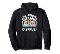Chypre All I Need is Vitamin Cyprus Drapeau de l'île Chypre Sweat à Capuche