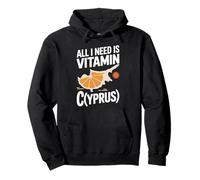 Chypre All I Need is Vitamin Cyprus Drapeau de l'île Chypre Sweat à Capuche