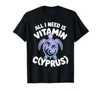 Chypre All I Need is Vitamin Cyprus Drapeau de l'île Chypre T-Shirt