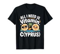 Chypre All I Need is Vitamin Cyprus Drapeau de l'île Chypre T-Shirt