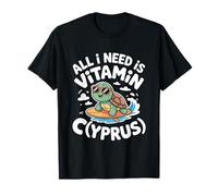 Chypre All I Need is Vitamin Cyprus Drapeau de l'île Chypre T-Shirt