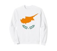 Chypre Drapeau République de Chypre Drapeau I Love Cyprus Sweatshirt