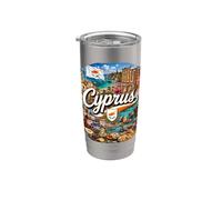 Chypre, île en Europe, Mont Olympus Gobelet isotherme en acier inoxydable double paroi