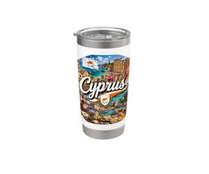 Chypre, île en Europe, Mont Olympus Gobelet isotherme en acier inoxydable double paroi