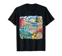 Chypre Moyen-Orient, Asie, Île, Mer Méditerranée T-Shirt Graphique avec Valeur