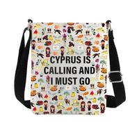 Chypre Sac à bandoulière Chypre Cadeaux de voyage Chypre Cadeaux de vie Chypre appelle et je dois aller Sac de voyage, Chypre est Cb2, 111