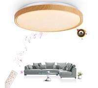 chysongoods-MW Plafonnier musical LED avec haut-parleur Bluetooth Φ50cm 55W contrôle vocal/APP compatible avec Alexa/GoogleHome Changement de couleur RVB réglage des couleurs à intensité variable