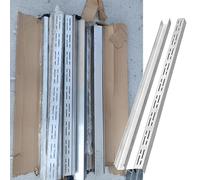 CHZDPP Drain de Canal Caniveau étroit, caniveau dissimulé de 3,5 cm de Largeur pour Salle de Bain/Piscine/Jardin, caniveau en Acier Inoxydable(15 pcs)