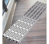 CHZDPP Drain de Canal Caniveau étroit de 3,5 cm, Drainage Invisible en Acier Inoxydable avec Grille Amovible, Haute résistance à la Charge et Installation Facile(Pack of 5)