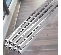 CHZDPP Drain de Canal Caniveau étroit de 3,5 cm, Drainage Invisible en Acier Inoxydable avec Grille Amovible, Haute résistance à la Charge et Installation Facile(Pack of 8)