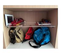 CHZDPP Étagères pour armoires 1 étagère de Remplacement pour Armoire, Séparateur Robuste en Acrylique Multicouche pour armoires à Pharmacie/Cuisine, Facile à Nettoyer(0.4"/10mm,30x60cm/12x24inch)