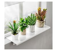 CHZDPP Extension de Rebord de fenêtre Plaque Extension Rebord Fenêtre pour Plantes, Acier Carbone, Extension Plan Travail pour Fenêtre Étroite(White,500x200mm(19.7x7.9in))