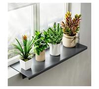 CHZDPP Extension de Rebord de fenêtre Plaque Extension Rebord Fenêtre pour Plantes, Acier Carbone, Extension Plan Travail pour Fenêtre Étroite(Gray,600x250mm(23.6x9.8in))